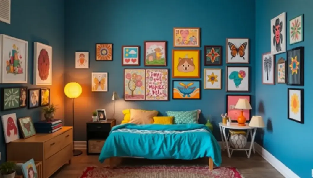 Explore vibrant and budget-friendly wall art ideas for teens.