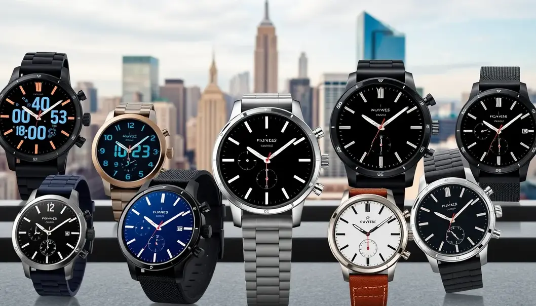 A curated selection of diverse stylish watches.