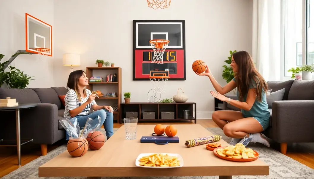Transform your living room into an exciting sports-themed game night.